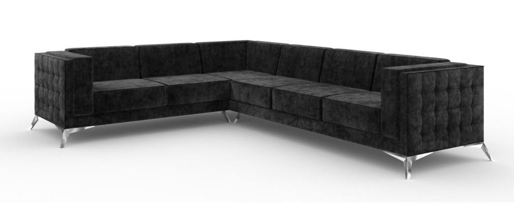 Sectional sofa Chesterfield sofa upholstered set couch living landscape L-shape design new