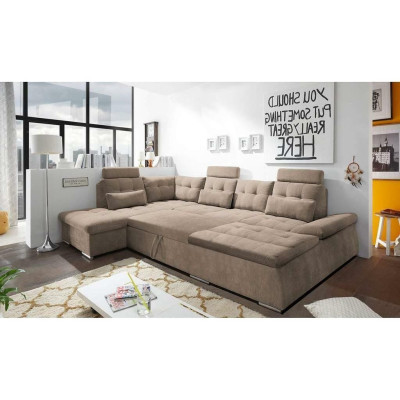 Sofa bed function U-shaped sofa couch design couch upholstery textile modern