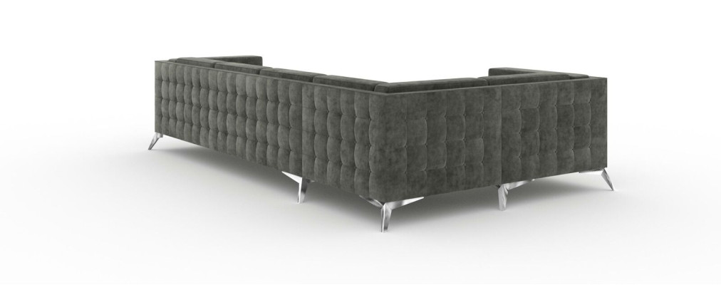 Corner sofa Chesterfield Sofa Upholstery Suite Couch Living Landscape Decor L-shape
