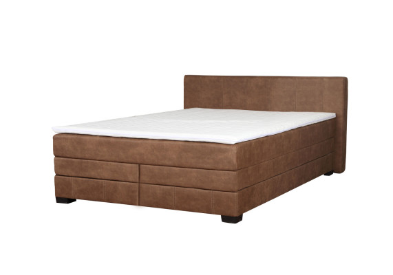 Vintage box spring beds upholstered bed wooden bed double hotel bed