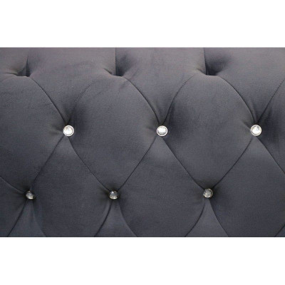 Chesterfield sofa set sofa upholstery crystal stones leather set 3+2 couch