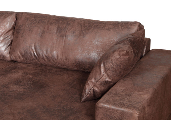 Big Sofa Couch Corner Sofa Vintage XXL Upholstered Corner Set Living Landscape