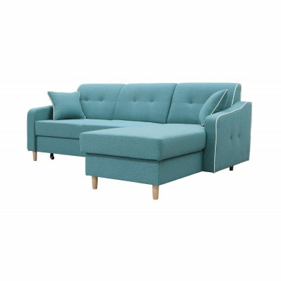 Design corner sofa Sofa Sina with bed function, couch upholstery seat corner sofas sofa bed