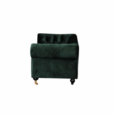 Chesterfield 2-Seater Classic Luxury Decor Rococo Baroque Sofa Textile
