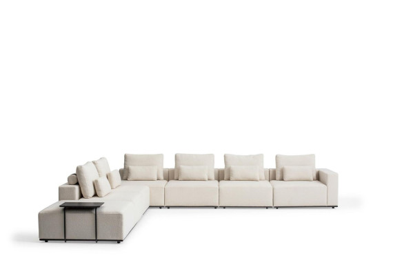 Luxury Living Room Corner Living Landscape Fabric Sofa Couches Modern