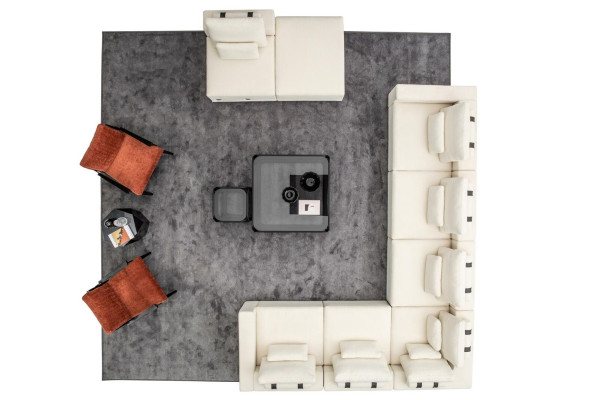 L-shaped sofa set designer upholstered sofa design armchair upholstered furniture corner sofa