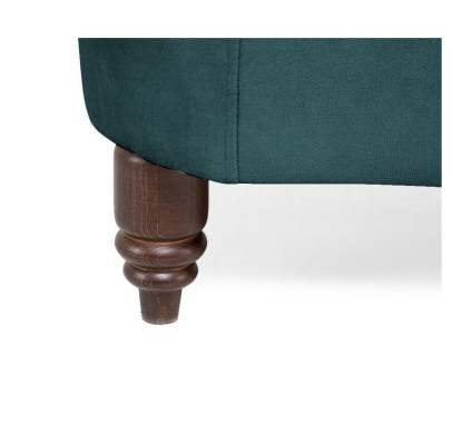 Classic Chesterfield Furniture Three-Seater Couch Textile Sofa Elegant Design