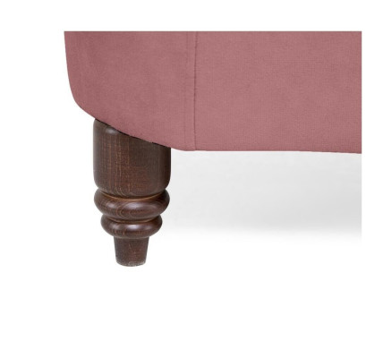 Classic Furniture Chesterfield 3-Seater Couch Textile Fabric Sofa Elegant Design New