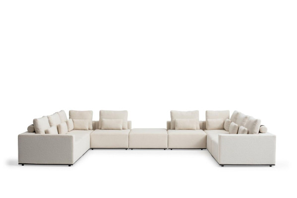 Corner sofa L shape living room couch textile furniture design modern upholstered sofa