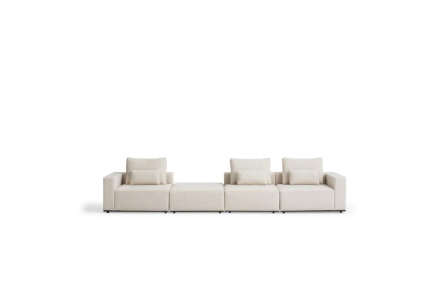 Corner cushion sofa luxury six-seater modern couch corner living group living group