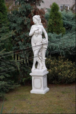 Antique style pedestal for figures statues sculptures statue garden