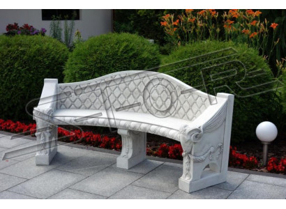 Antique Style Stone Armchair Bench Chair Garden Terrace Noble Decor Design Throne