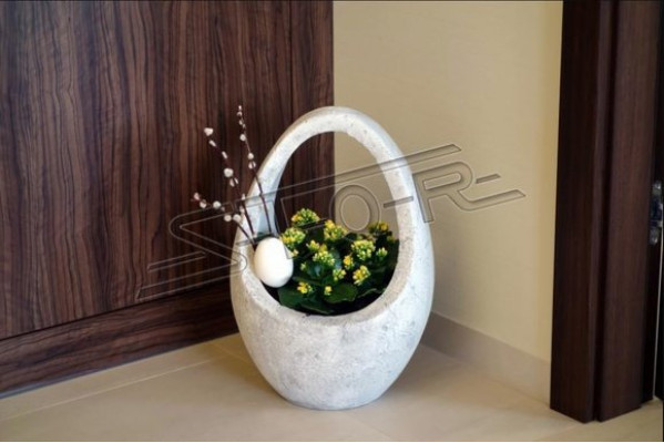 Flower planter, plant tub, decoration, garden, vases, flower pots, figure, nature