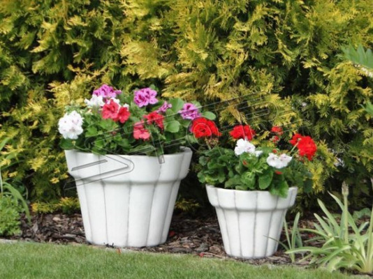 Flower pot, planting container, decoration, vases, garden, nature, figure, flower pots
