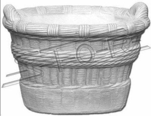 Design flower pot top decorative planter vessel pots figure face