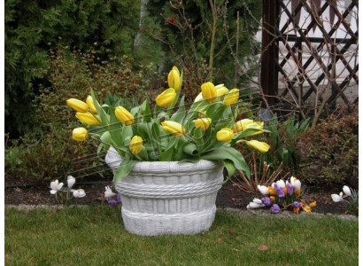 Design flower pot top decorative planter vessel pots figure face