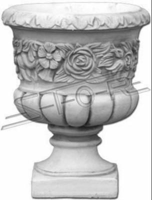 Design flower pot top planter decorative vessel pots figure face sculpture