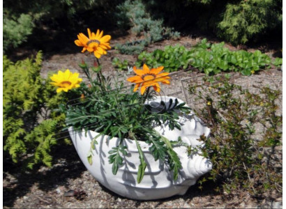 Design flowerpot top planter decorative vessel pots figure face