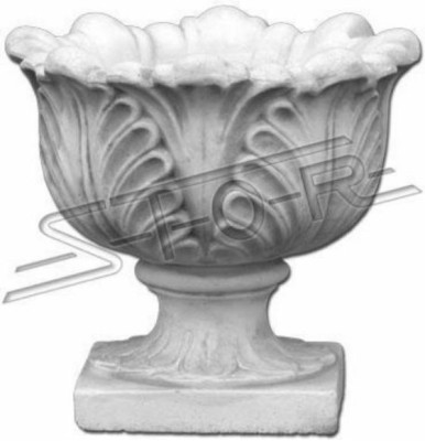 Design flower pot top plant container vase decorative pots figure face sculpture