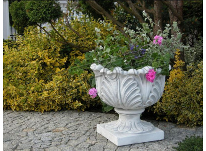 Design flower pot top plant container vase decorative pots figure face sculpture