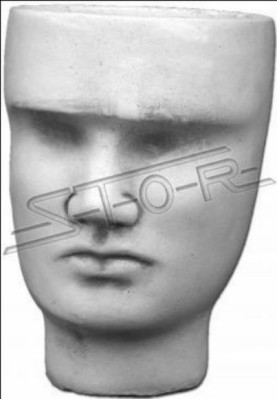 Design flower pot top plant container vessel figure decor pots face sculpture