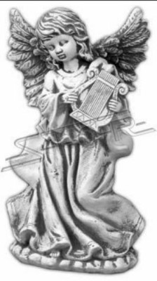 Angel 38cm Sculpture Design Figurine Statue Garden Figures Statues