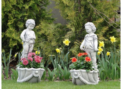 Figure plant pot decoration pots flower pots figure decor garden