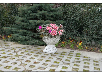 Figure flower pot plant white tub decoration figure flower pots garden
