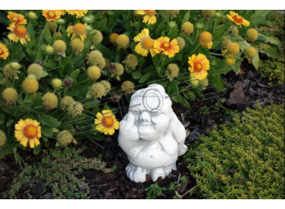 Figurine Statue Garden Decoration Decor Middle Finger White Statues