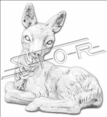 Garden decoration Bambi statue sculpture figurines sculptures designer