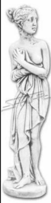 Garden Decoration Woman 60cm Terrace Stone Figures Figure Decor