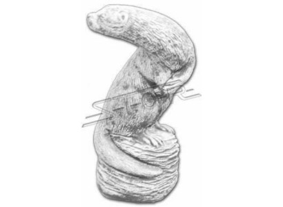 Garden Decoration Ferret Terrace Stone Figures Figure Decor