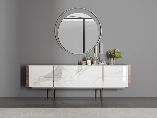 Luxury dining room modern sideboard with mirror design furnishing new