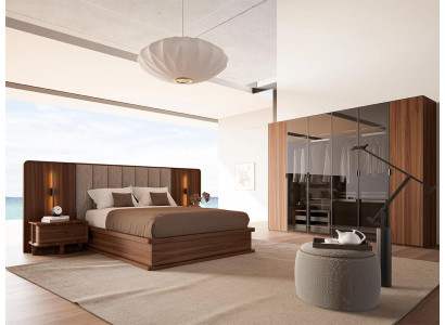 Luxury Set Bedroom Complete Double Bed 2x Nightstands Modern New