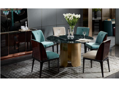 Chair Set Dining Room Light Blue Chair 4x Armchair Modern Design Furniture Luxury Chairs