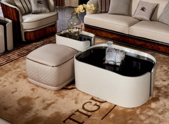 Coffee table modern design furniture wood luxury white new creative living room table