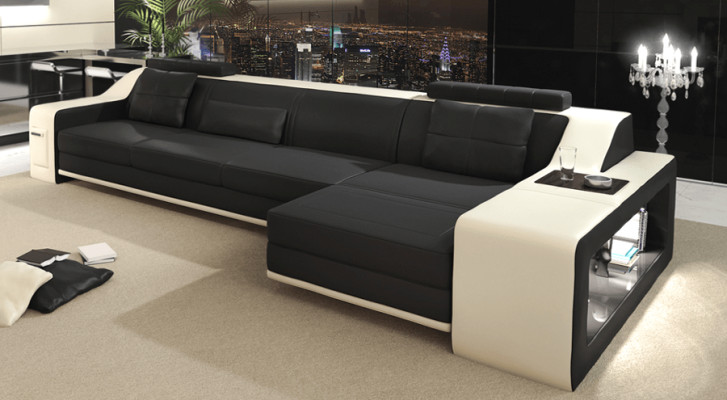 Designer sofa couch corner sofa with ottoman living landscape upholstery suite