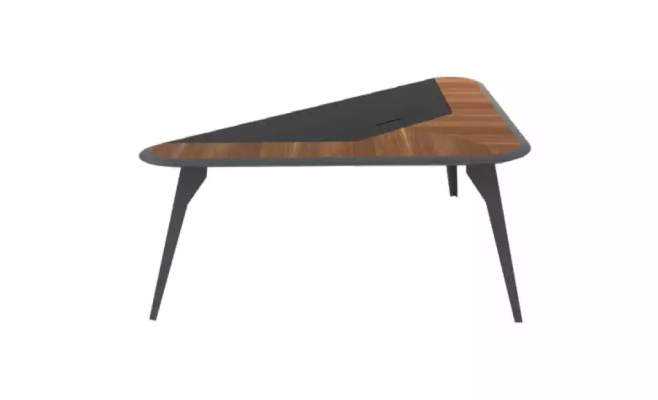 Office room desk dresser sideboard modern wood brown
