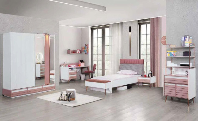 Children's room teenage room wardrobe children's wardrobe wardrobe two-tone