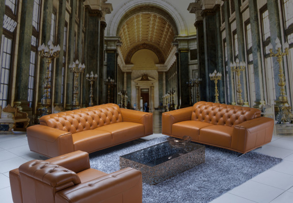 Chesterfield Sofa Set Brown Couches Leather Sofa Sofa Couch Classic New