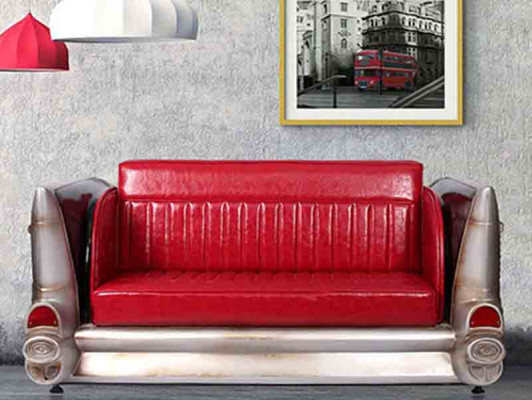 Sofa Couch Diner Cadillac USA Deco Car Sofa America Style Furniture Couches Sofas