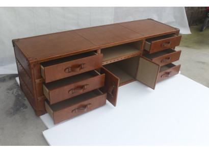 Furniture Sideboard Dresser Vintage Sideboard Luxury RTV Sideboard Cabinet Leather New