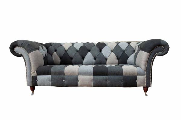 Modern Sofa 3 Seater Chesterfield Three-Seater Living Room Sofas Luxury Couch Style