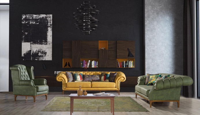 3-seater upholstered sofas living room couches modern style designer furniture sofa