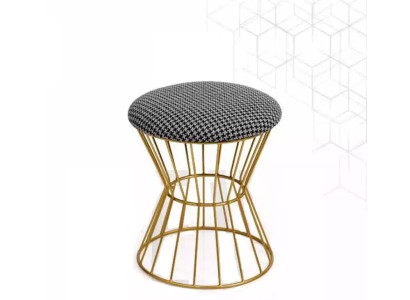 Ottoman footstool cube luxury furniture design style lounge club fabric