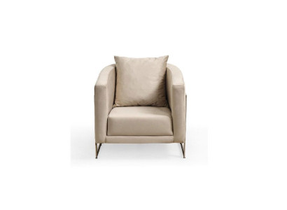 Armchair 1-seater textile lounge upholstery luxury seat relax new living room