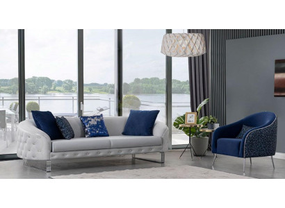 Modern Sofa Set 2 pcs Living Room Luxury Sofa Set 3+1 Seater Furniture