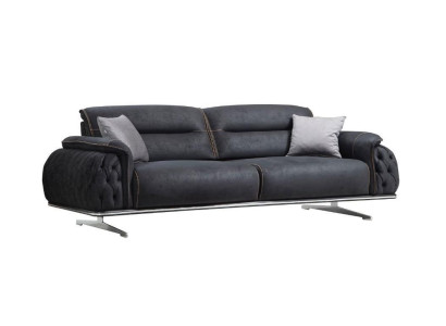 Perfect soft 3-seater sofa for living room fabric upholstery furniture new luxury
