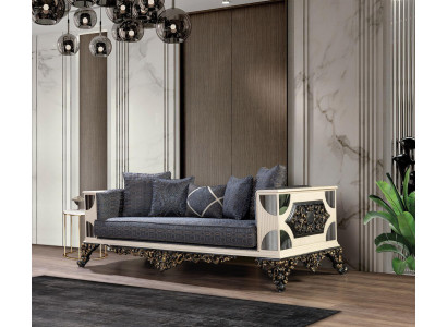 Luxury Sofa 3-Seater Fabric Living Room Classic Design Sofas Upholstered Couches New