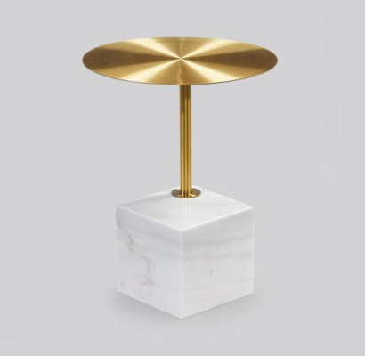 Luxurious white side table living room designer shelf coffee tables